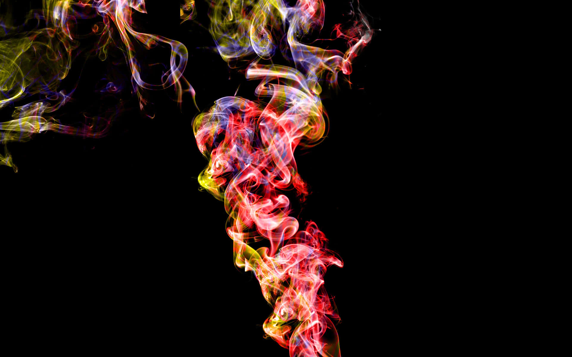 A mysterious and dreamy see of smoke Wallpaper