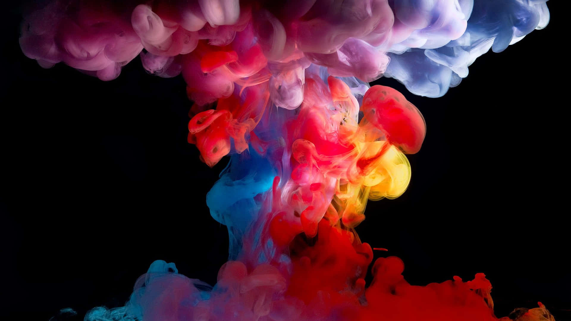 Papelde Parede Abstrato Com Fumaça Colorida. Papel de Parede