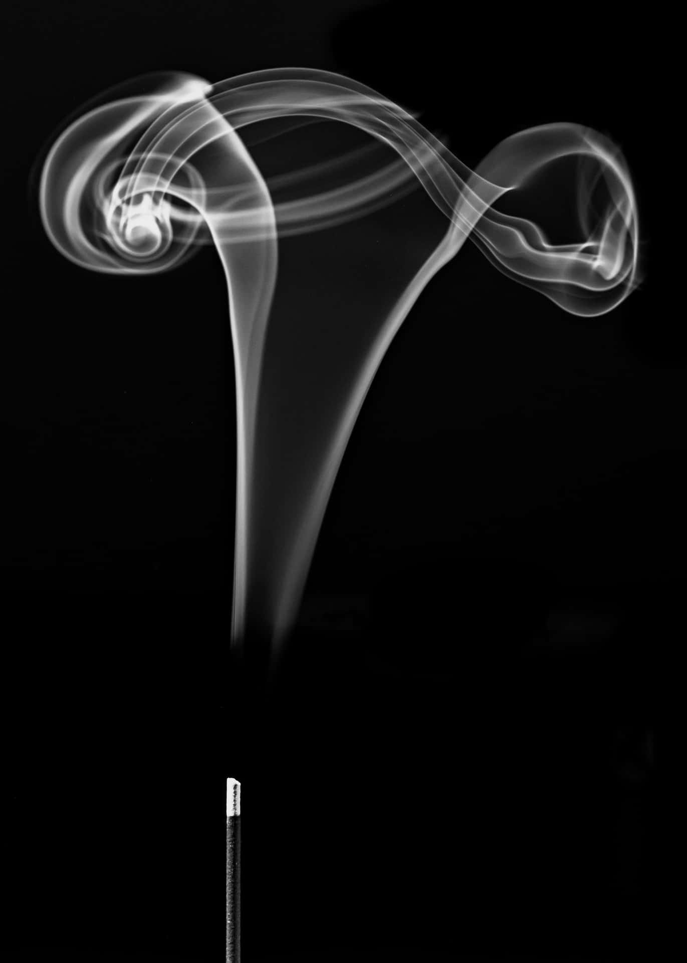 "Let your smoke flow through life's obstacles" Wallpaper