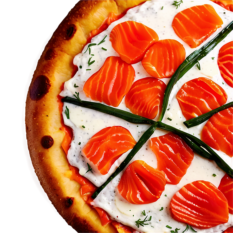 Smoked Salmon Pizza Png 04292024 PNG