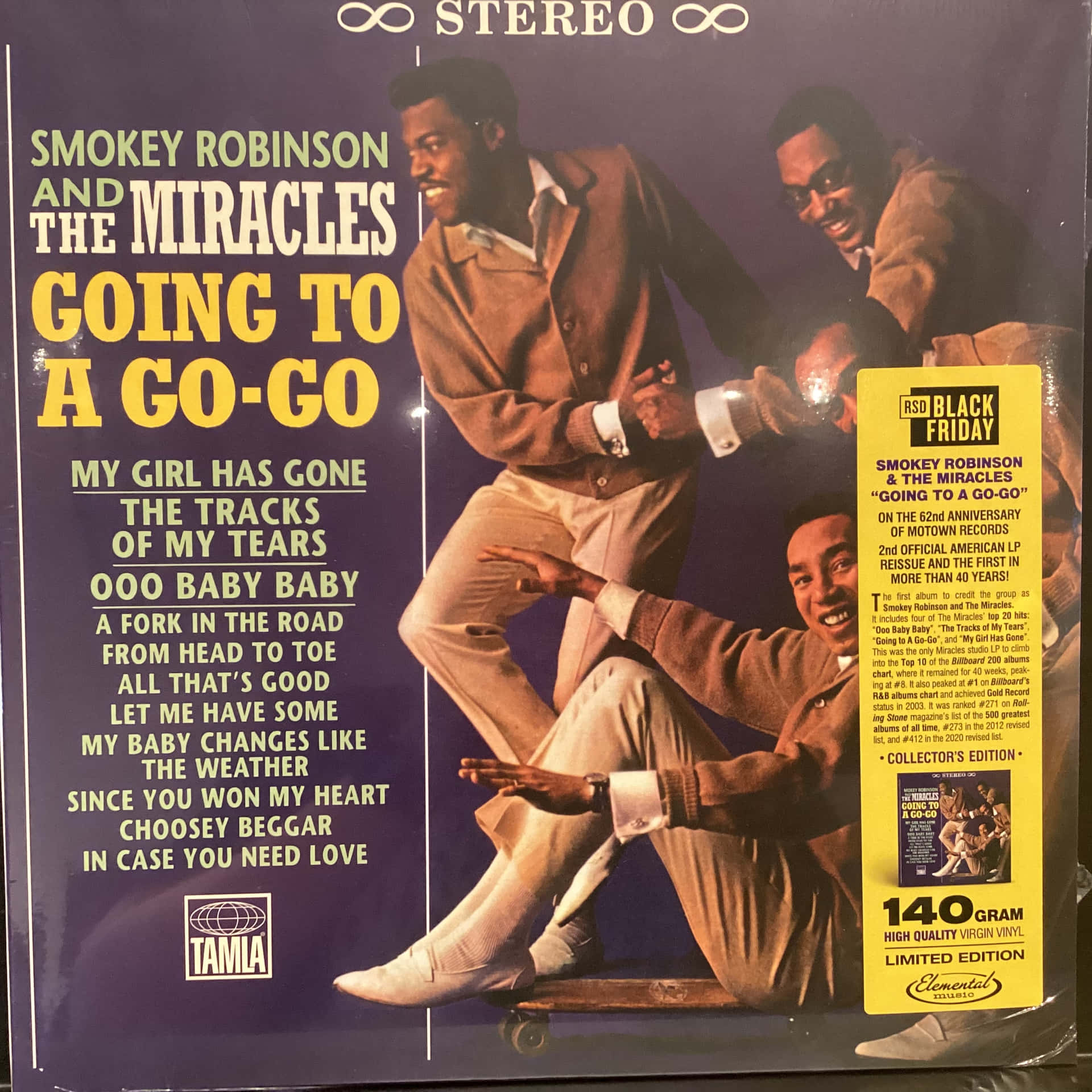 Smokey Robinson And The Miracles Going To Go-Go Wallpaper