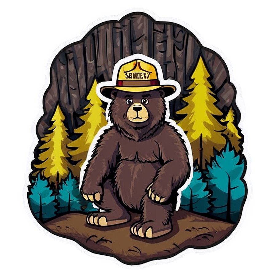 Download Smokey The Bear Forest Fires Prevention Png 06122024