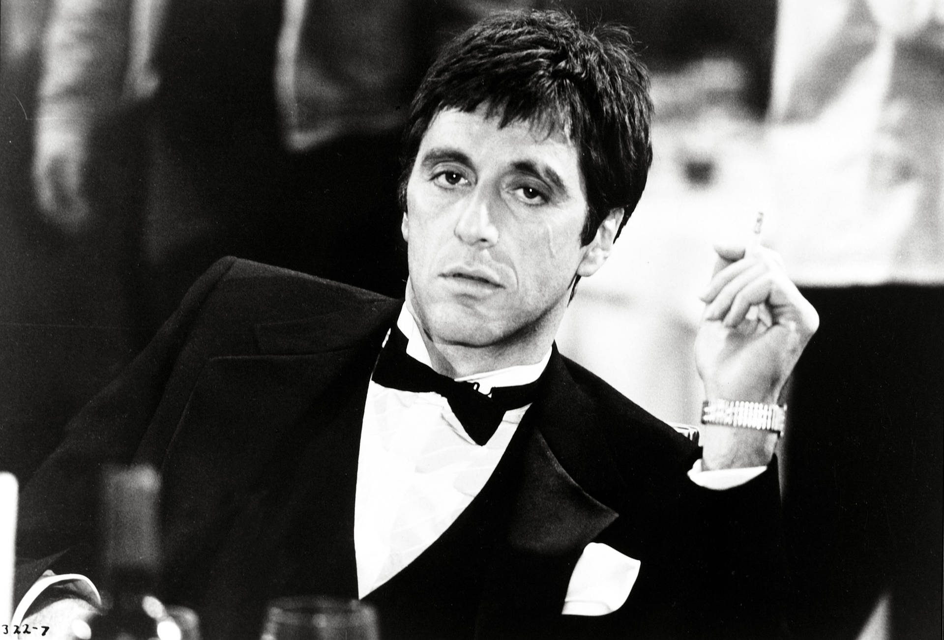 Smoking Al Pacino Scarface Wallpaper