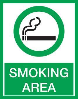 Smoking Area Sign PNG