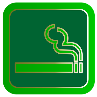 Smoking Area Sign Icon PNG