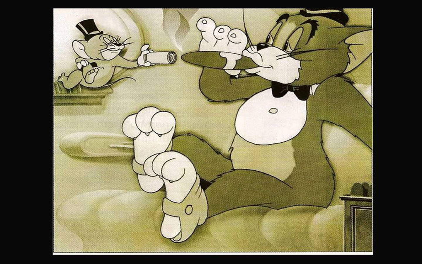 Rauchendetom Und Jerry Iphone-tapete Wallpaper