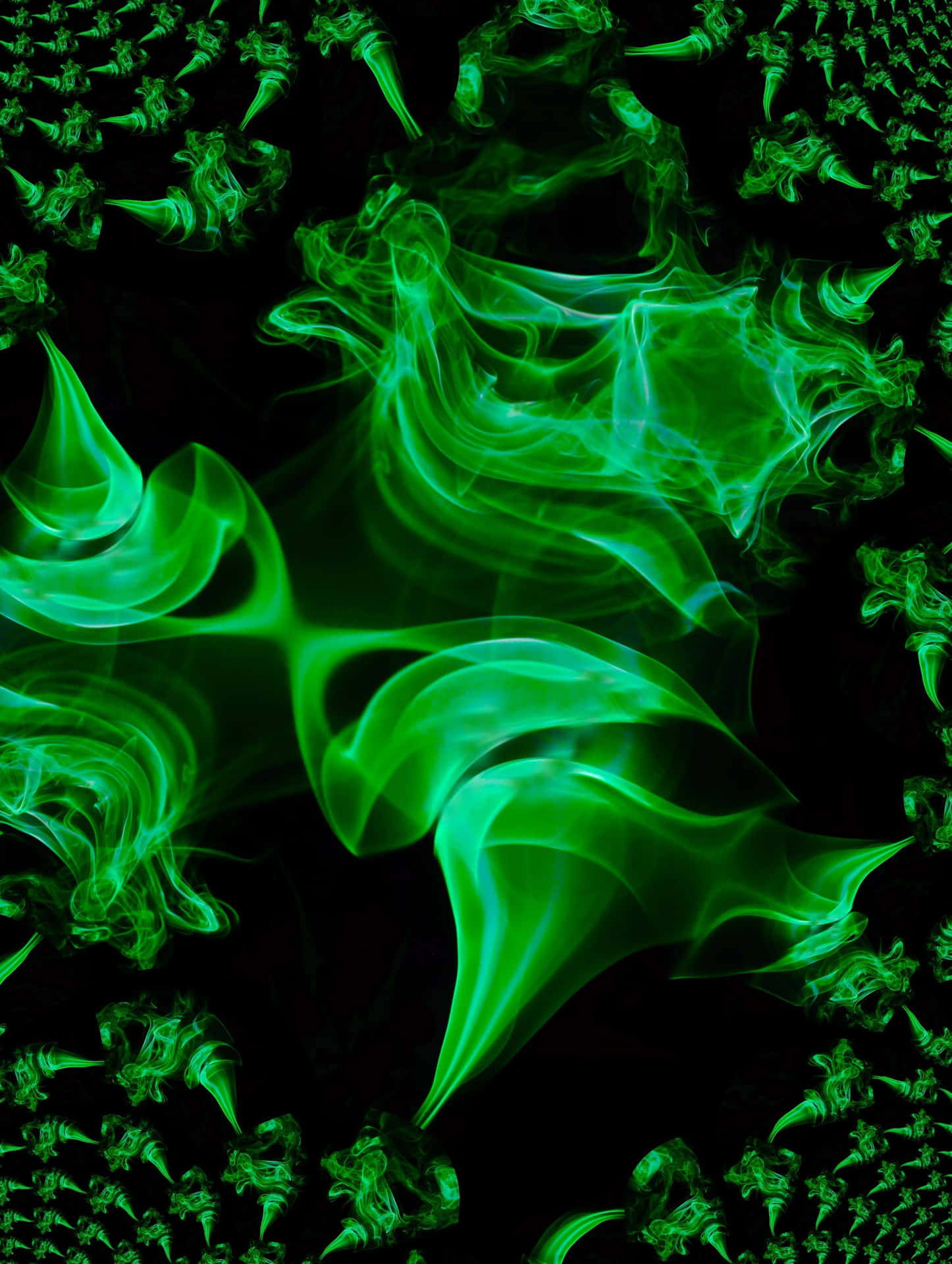 200+] Neon Green Aesthetic Background s 