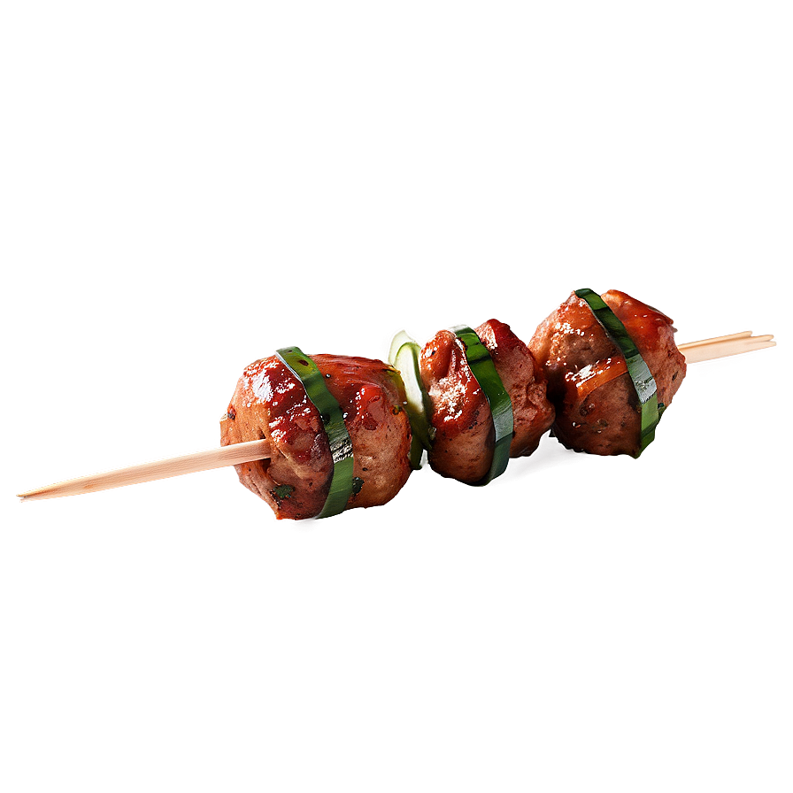 Smoky Meatball Kebabs Png 06242024 PNG