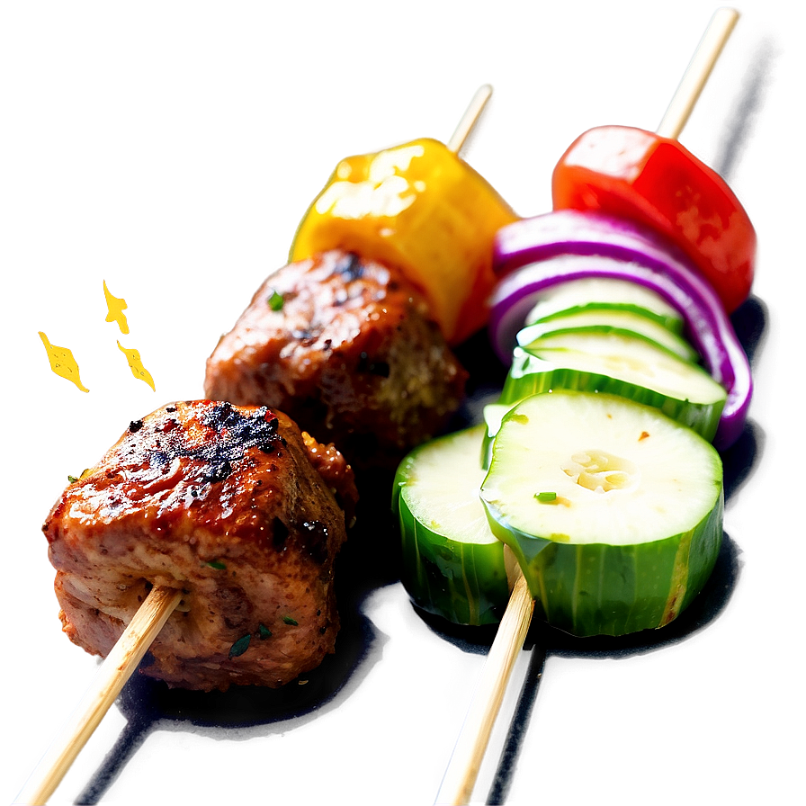 Smoky Meatball Kebabs Png 7 PNG