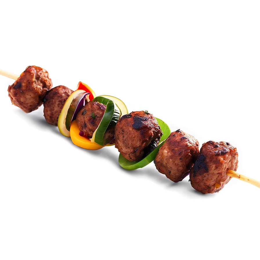 Smoky Meatball Kebabs Png Vea94 PNG