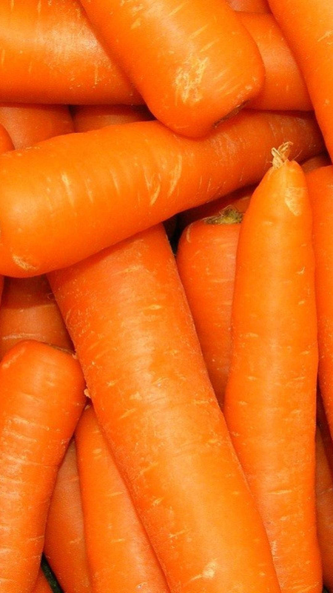 A Vibrant Fresh Carrot from the Root Vegetables Family Wallpaper