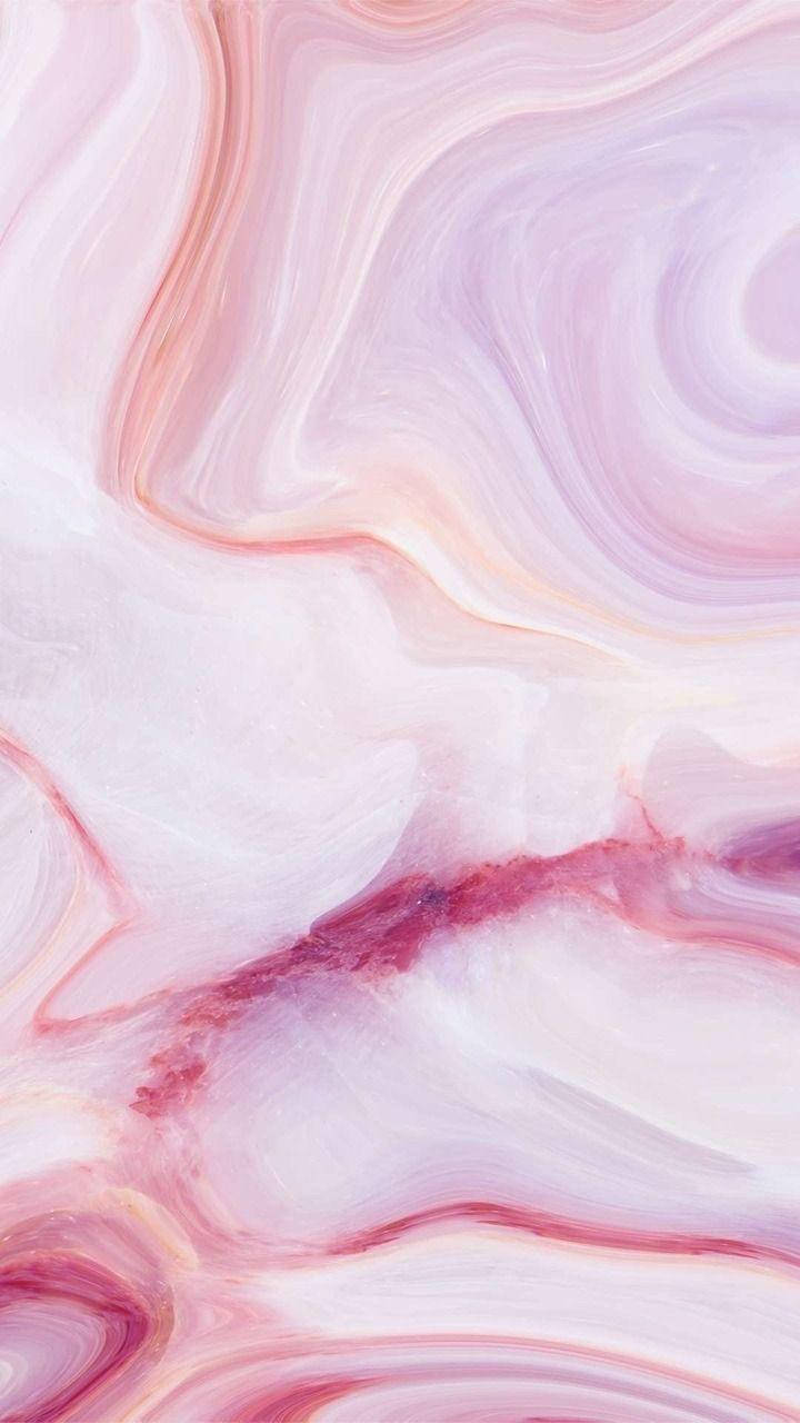 Smooth Pink Marble Wallpaper