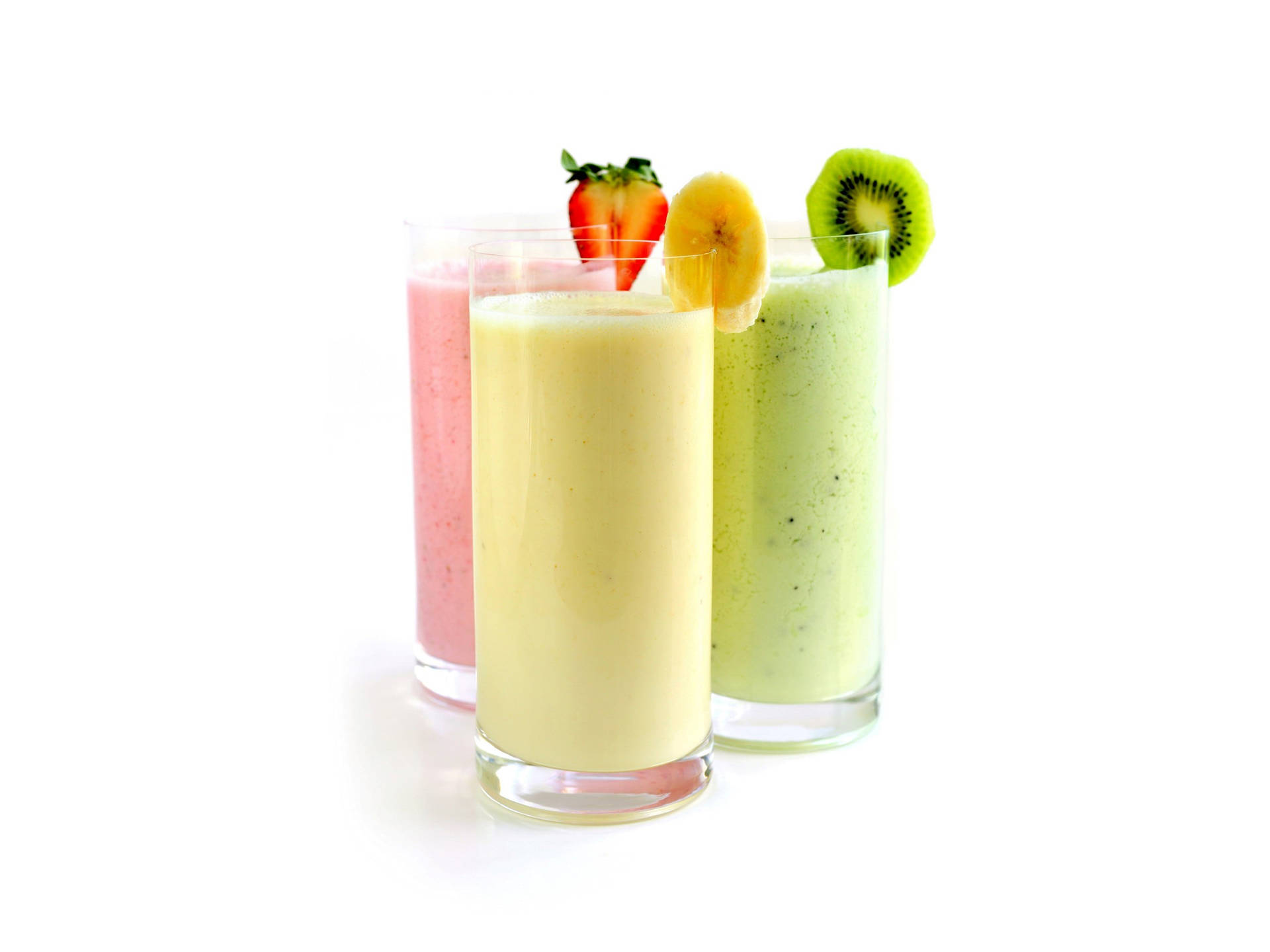 Smoothies In Glass Wallpaper
