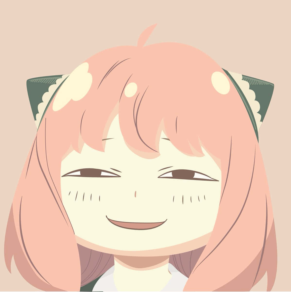 Smug Face Of The Cute Anime In Pink Hair Wallpaper