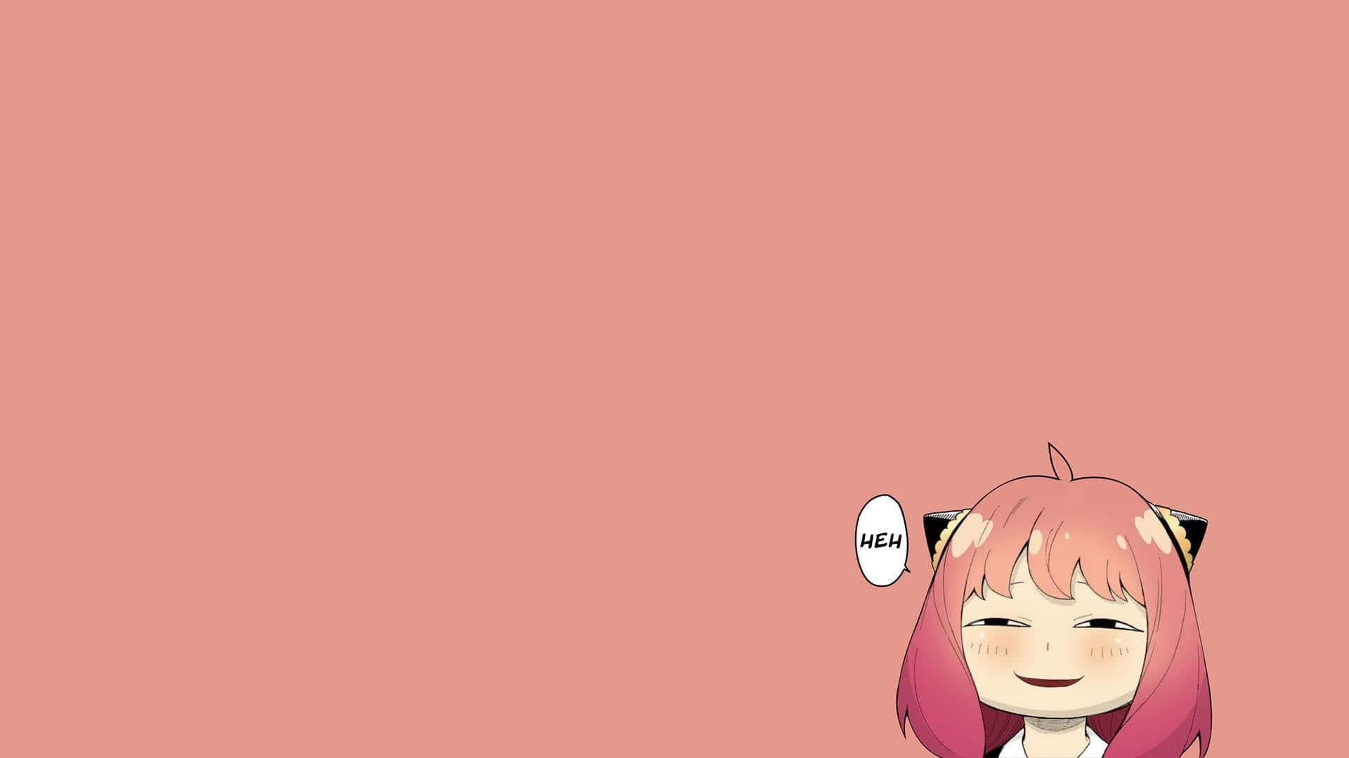 Smug Face Of The Little Anime Character Wallpaper