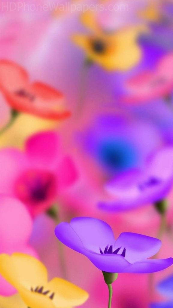 Smukke Blomster Android-telefon Wallpaper
