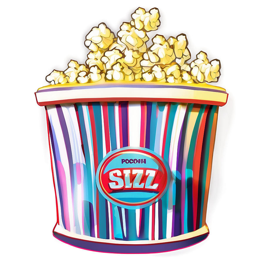 Snack Size Popcorn Bucket Png 06132024 PNG