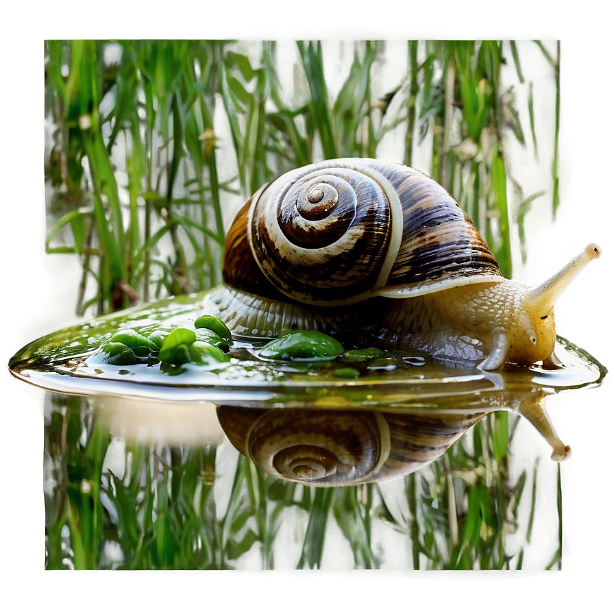 Snail In Pond Png Jjb44 PNG