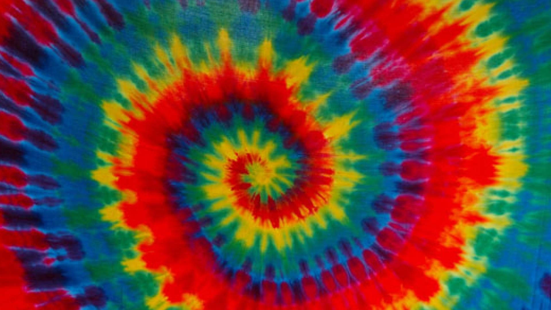 Snail Patterned Tie Dye Design Wallpaper