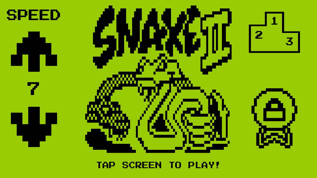 Download Classic Snake Game Design Wallpaper