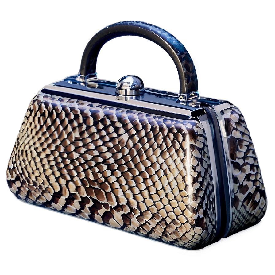 Snake Print Handbox Png Fvt PNG