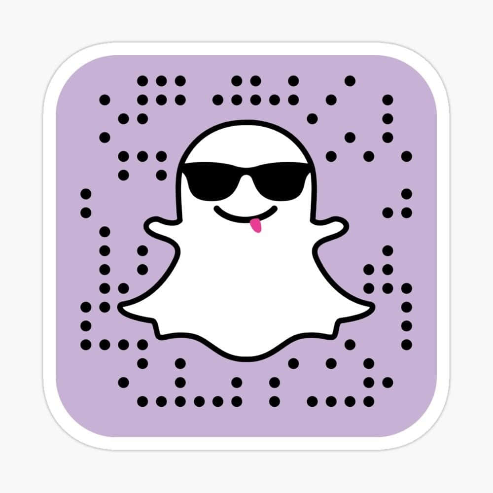 Snapchat Sticker - Purple With Sunglasses