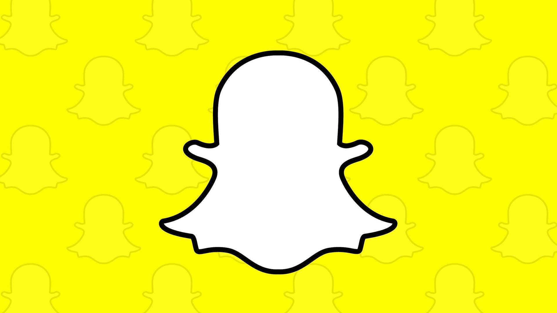 Snapchat App Logo Vector Wallpaper