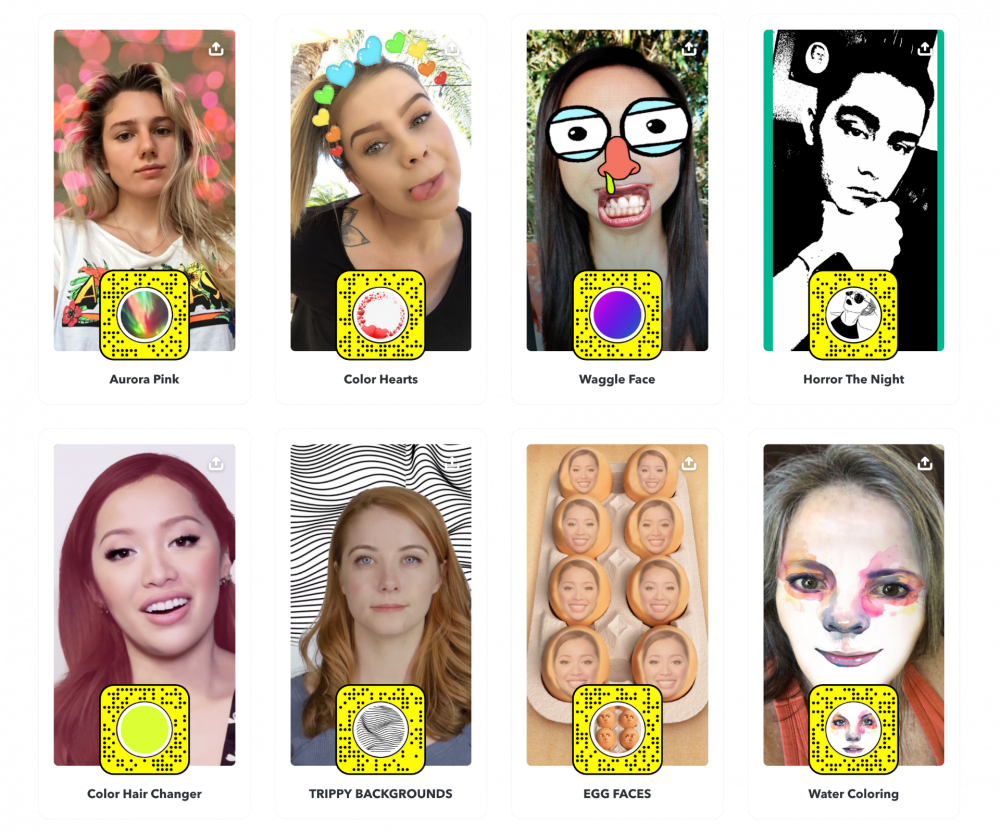 Snapchat Filter Collection PNG