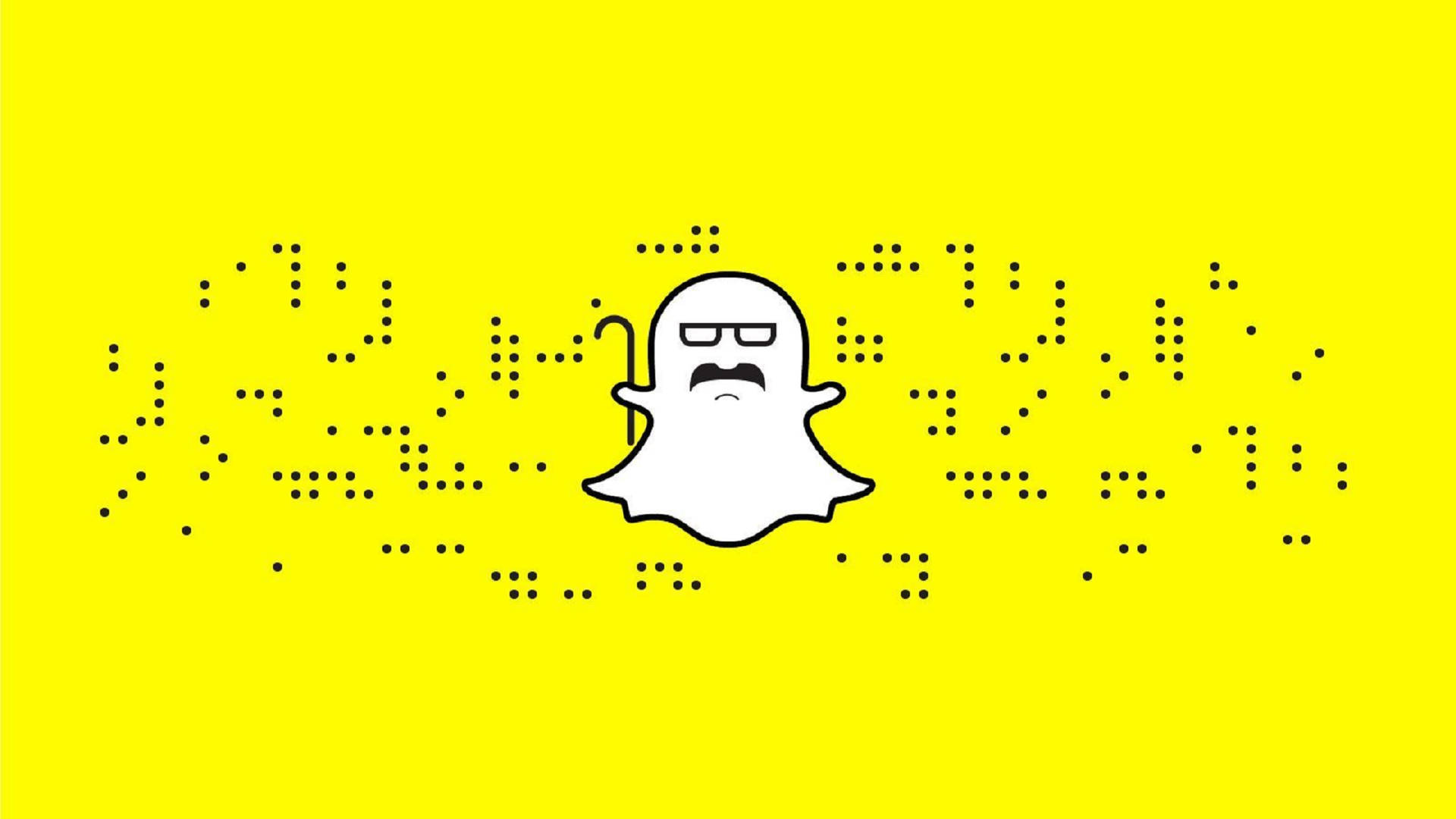 Snapchat Ghost Vector Wallpaper