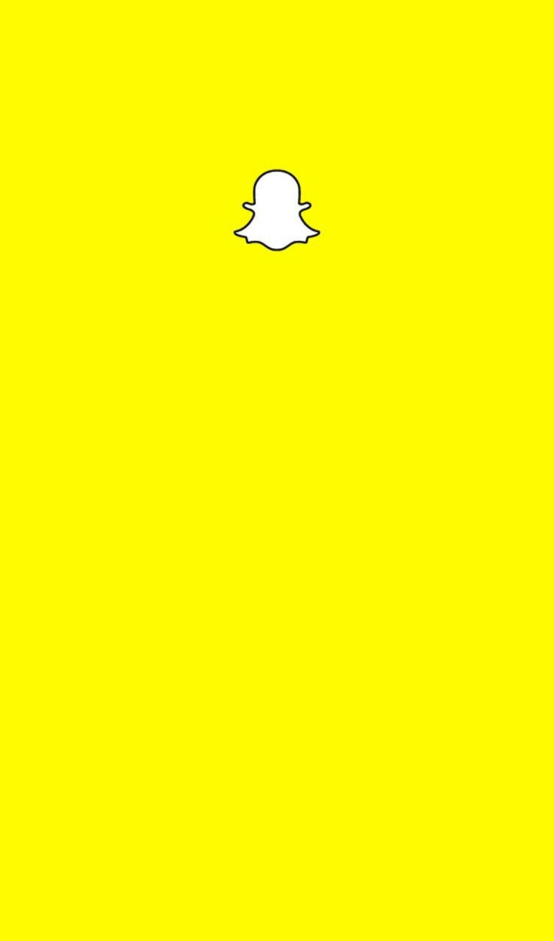 Íconedo Snapchat Com Estética Amarela Papel de Parede