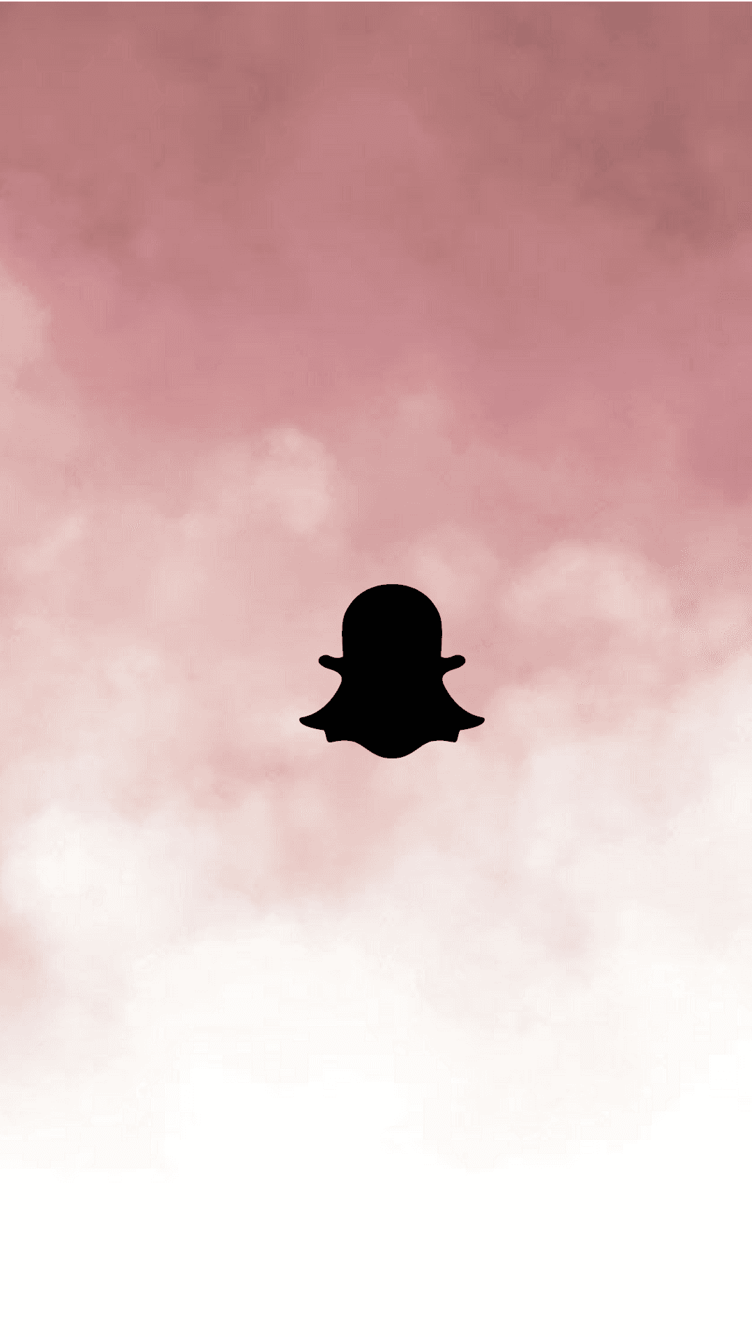 Snapchat Logo Pink Gradient Background