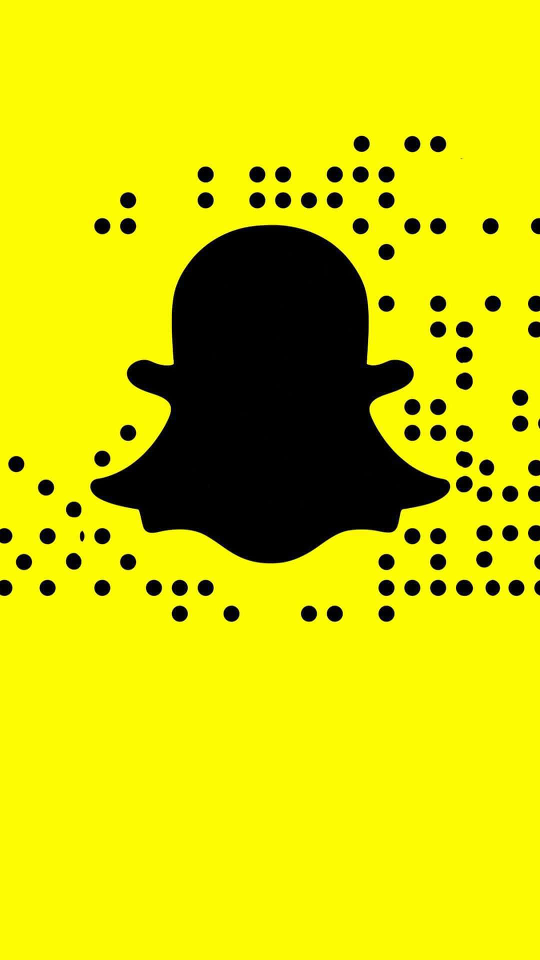 Snapchat Logo Yellow Background Wallpaper