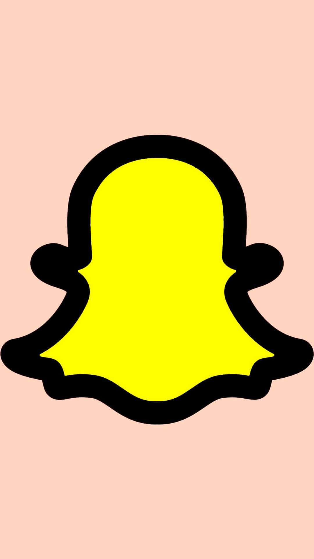 Snapchat Logo Yellow Ghost Wallpaper