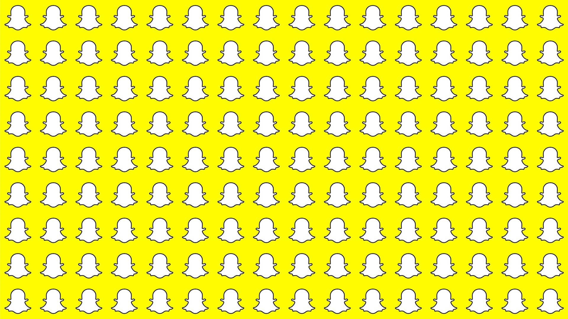 Snapchat Pattern Yellow Aesthetic Wallpaper