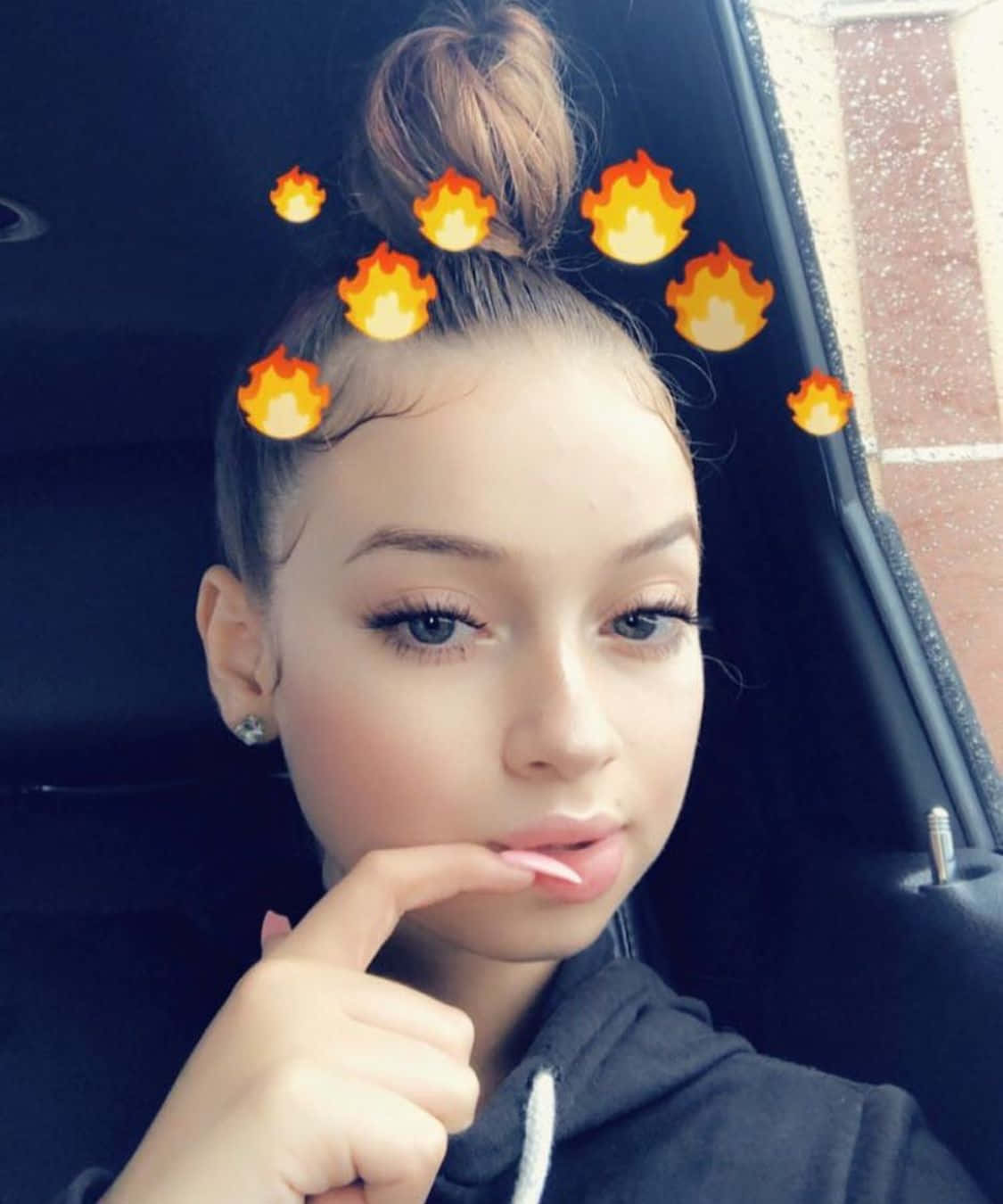 Snapchat Woman Hair Bun Picture