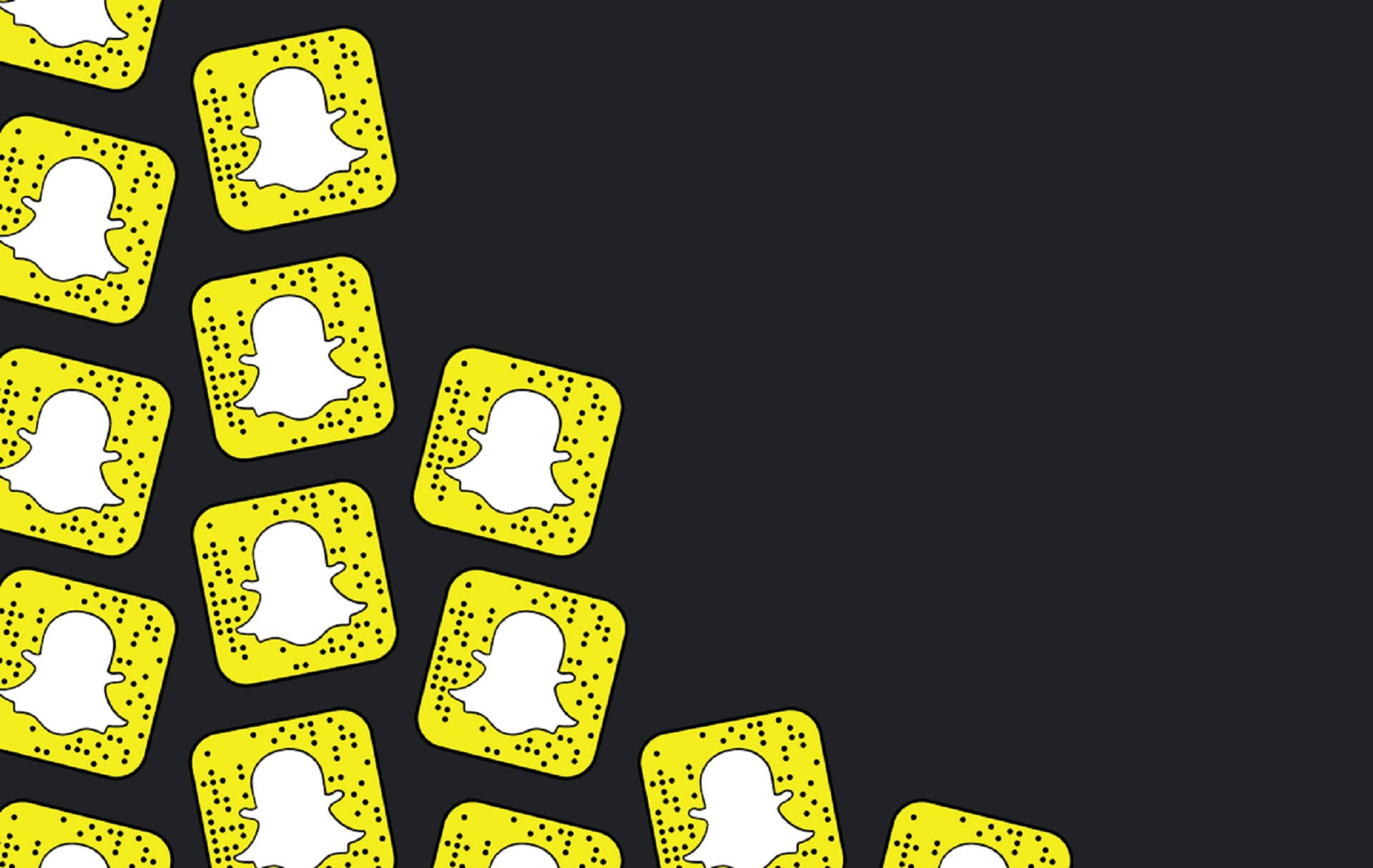 Snapchat QR Code Logo Wallpaper