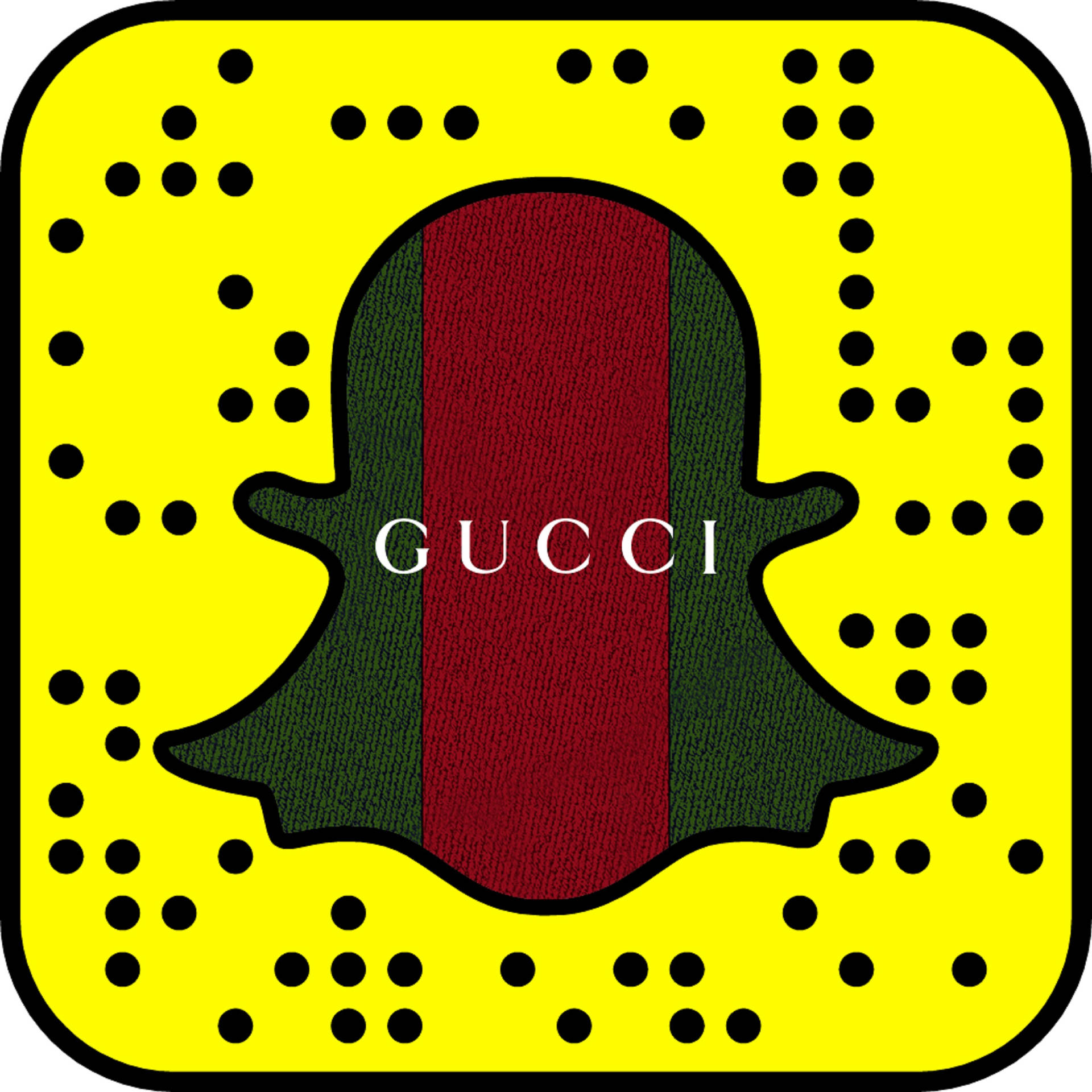 Ícone Gucci Da História Do Snapchat Papel de Parede