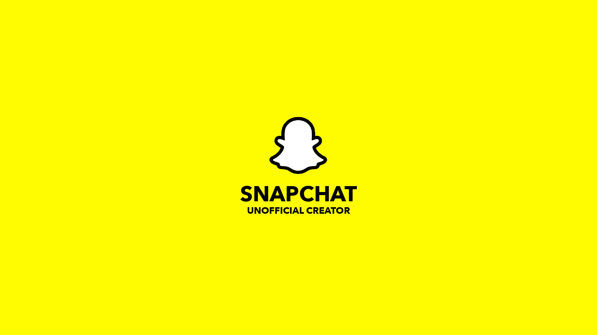 Snapchat Unofficial Creator Logo