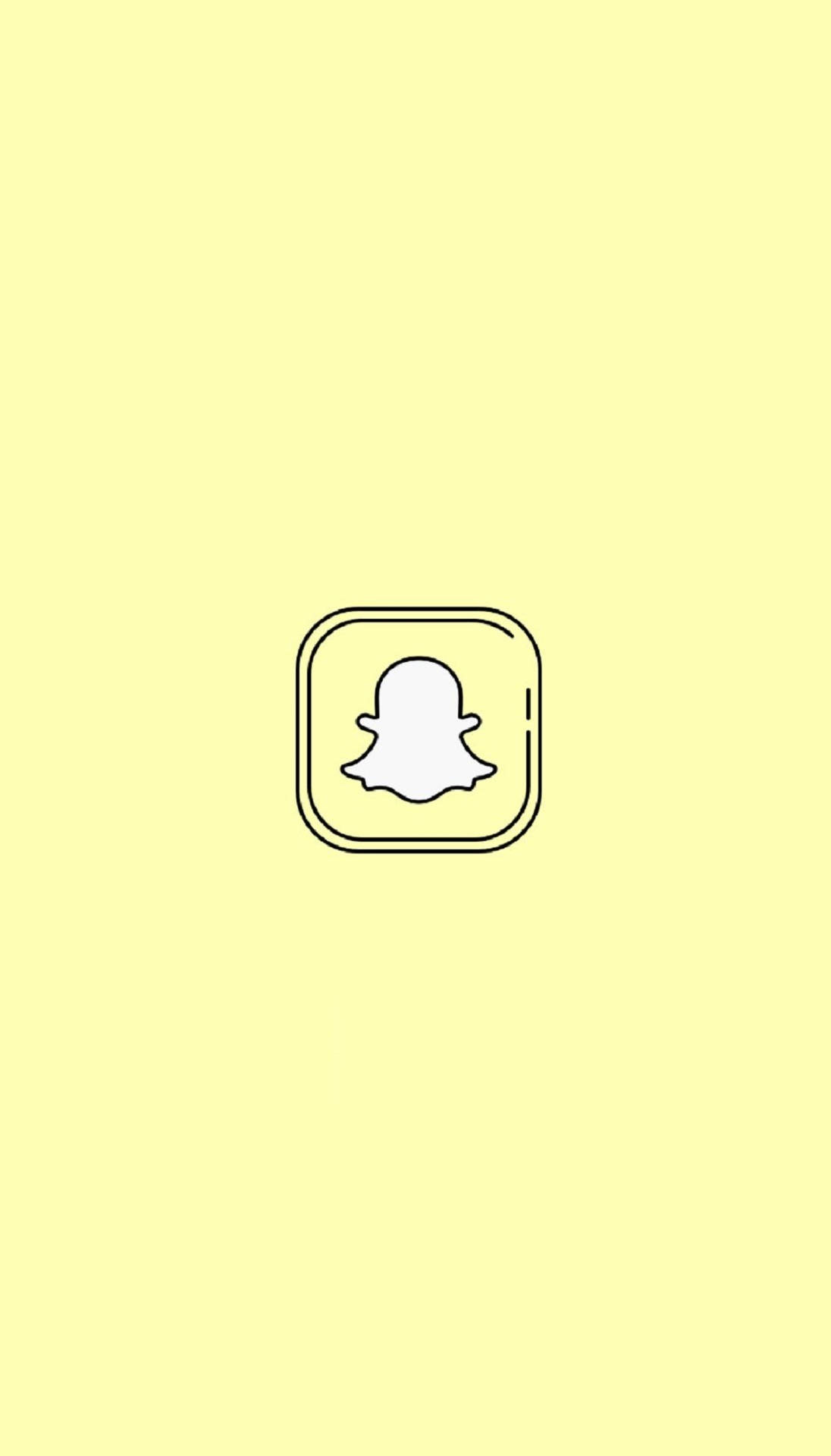 Snapchat Yellow Instagram Icon Wallpaper