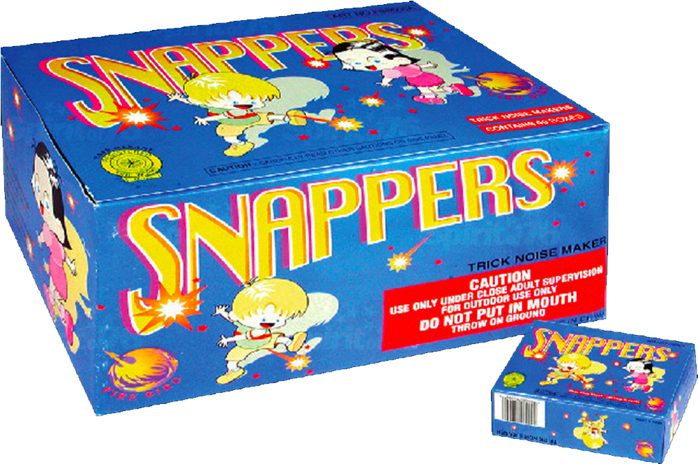 Snappers Firework Trick Noise Makers Box PNG