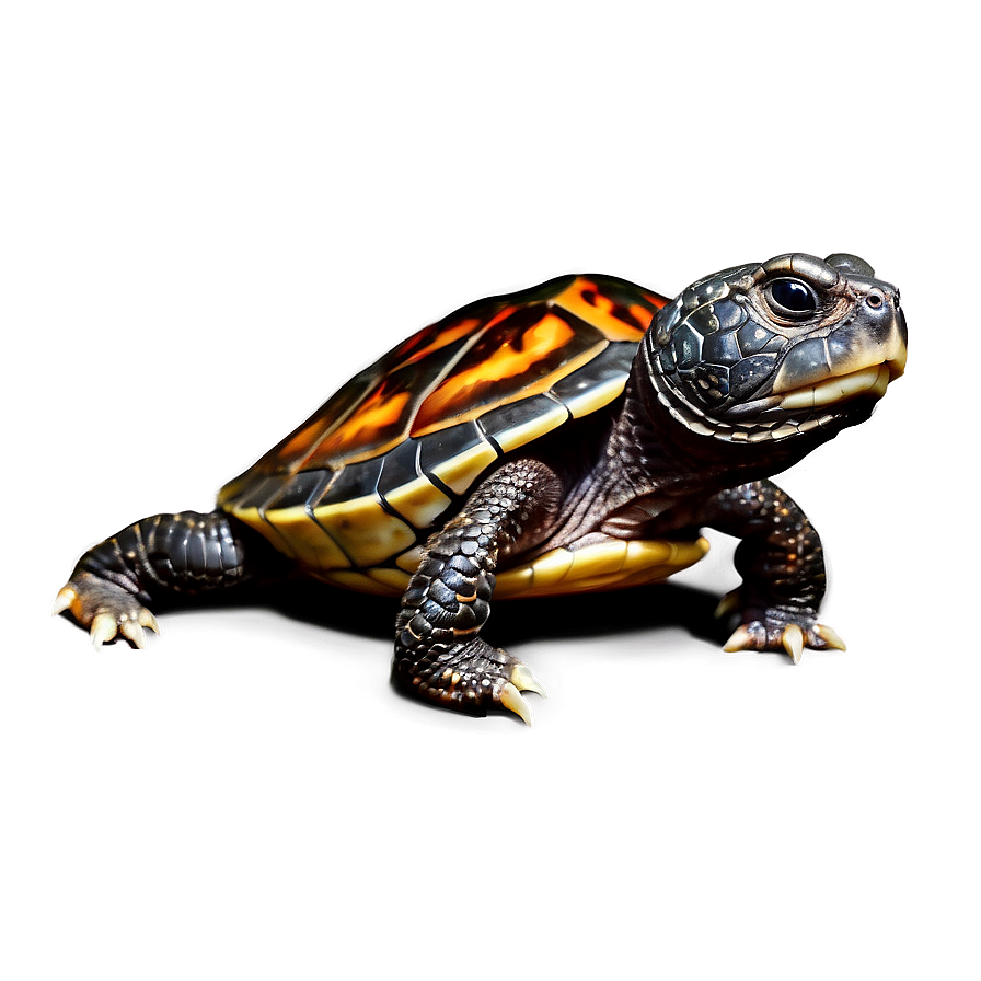 Snapping Turtle Hatchling Emerging Png Dom PNG