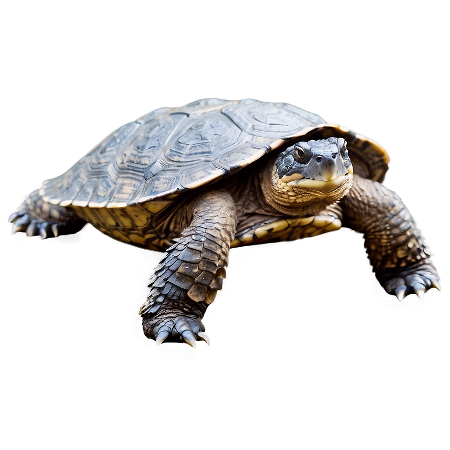 Snapping Turtle In Aquatic Scene Png 06252024 PNG