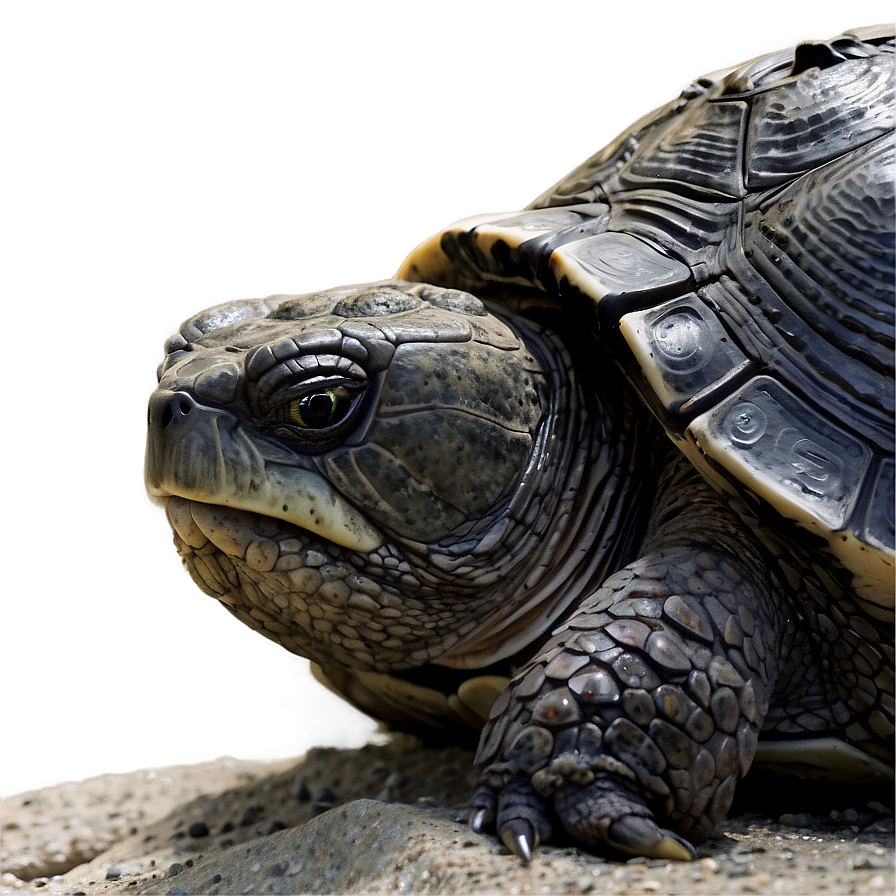 Snapping Turtle In Dynamic Pose Png Ykk PNG