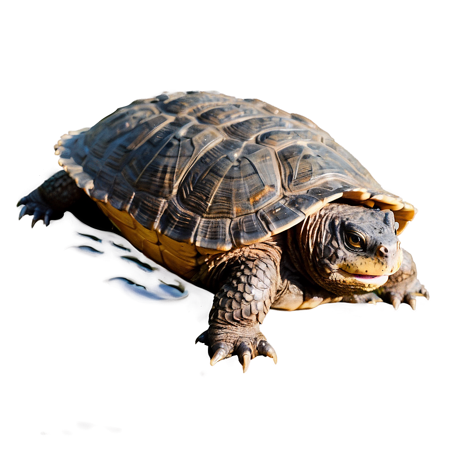 Snapping Turtle In Mud Png Nbi PNG