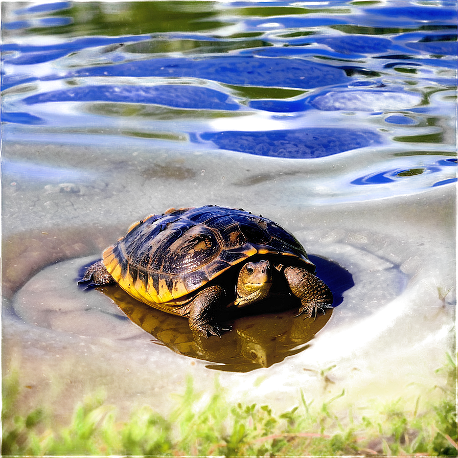 Snapping Turtle In River Png 31 PNG