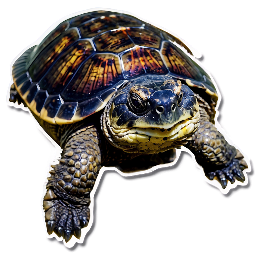 Snapping Turtle In Shallow Water Png Ryl PNG