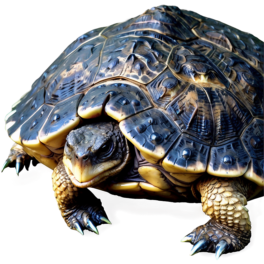 Snapping Turtle With Detailed Scales Png 80 PNG