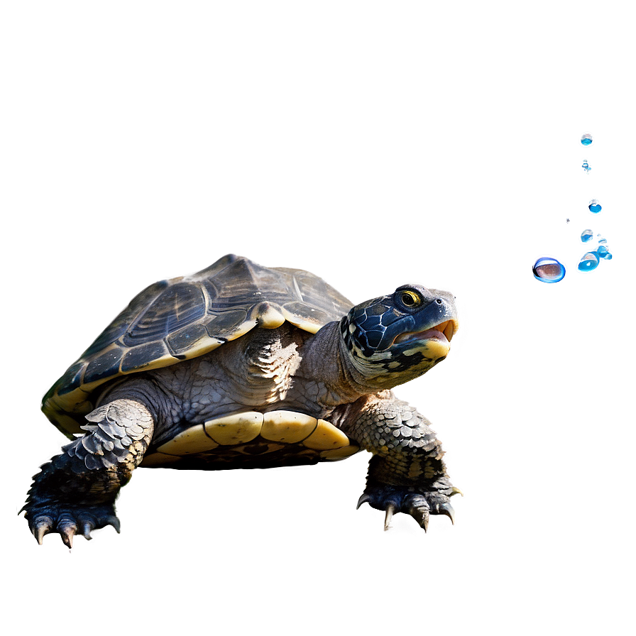 Snapping Turtle With Fish Png Vpt98 PNG