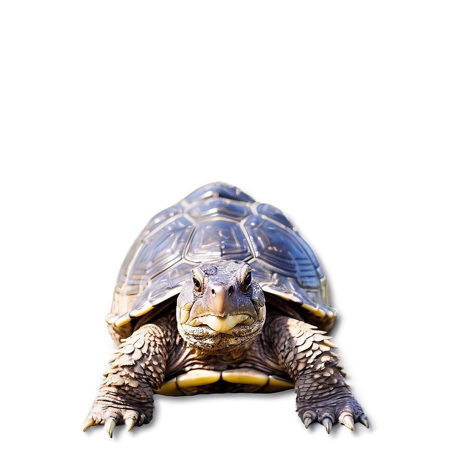 Snapping Turtle With Reflective Shell Png 06252024 PNG