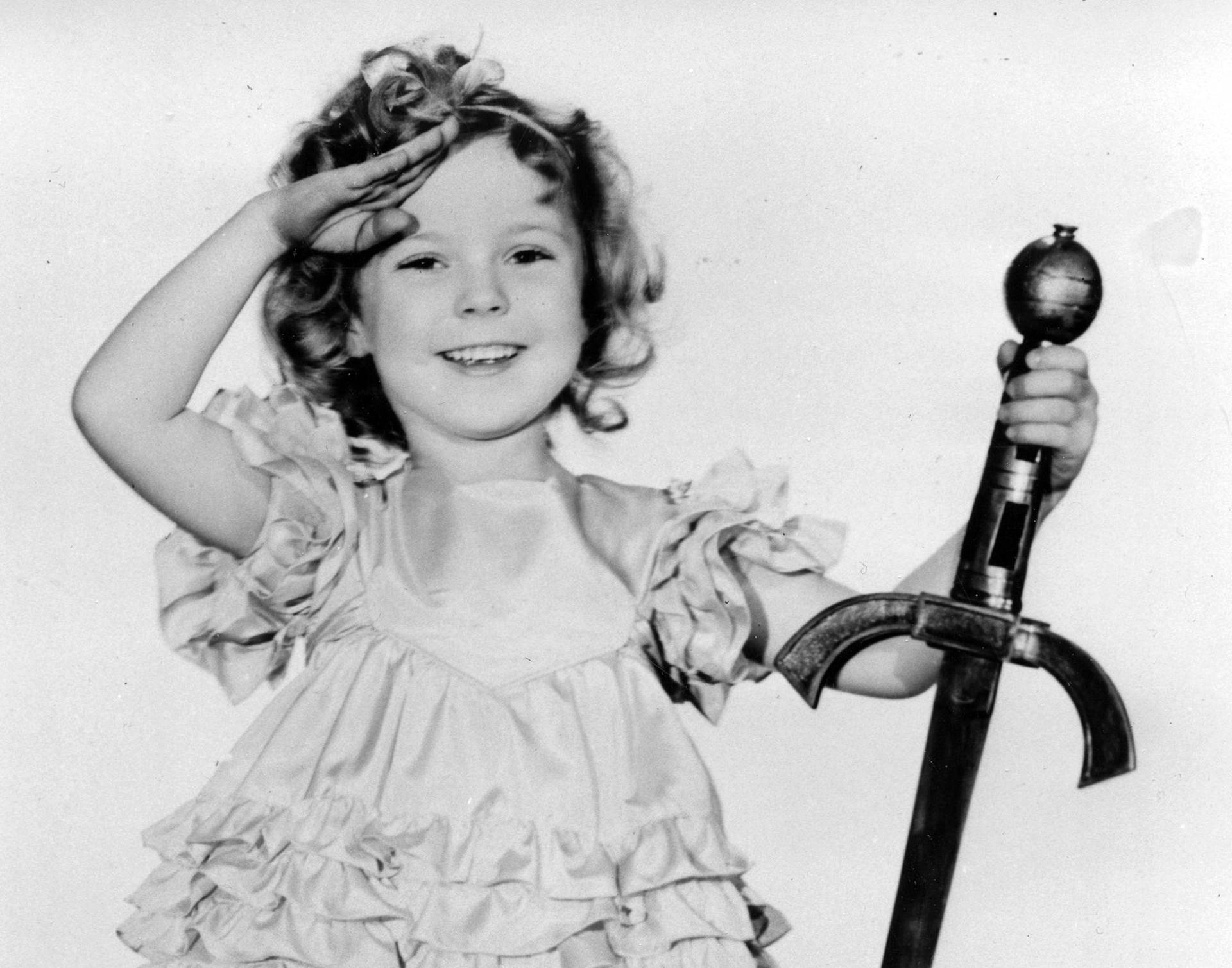 Snappy Pose Shirley Temple Wallpaper
